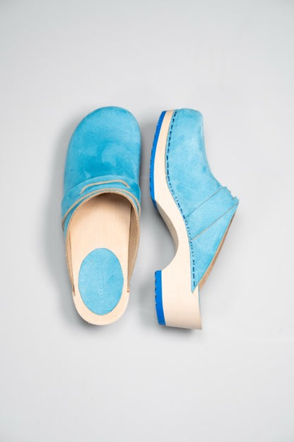 Florensa Clogs Wood Penny - Light Blue