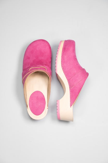 Florensa Clogs Wood Penny - Fuchsia