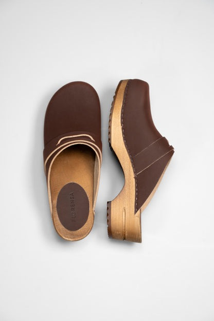Florensa Clogs Wood Penny - Antique Brown