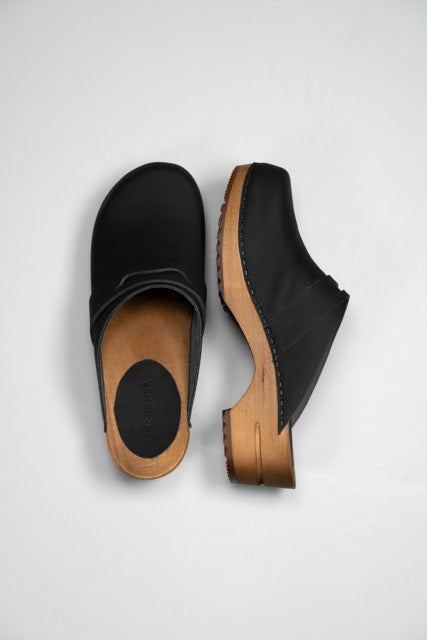 Florensa Clogs Wood Penny - Black