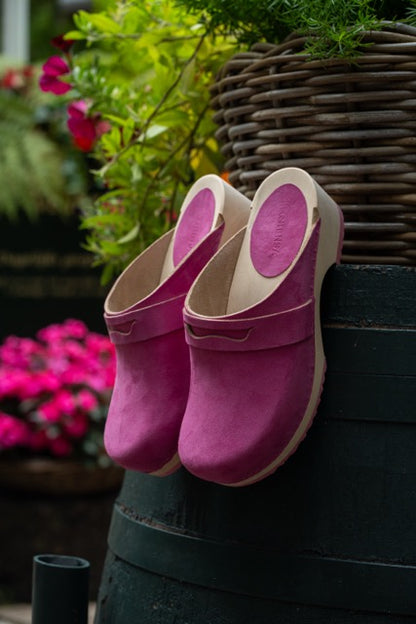 Florensa Clogs Wood Penny - Fuchsia