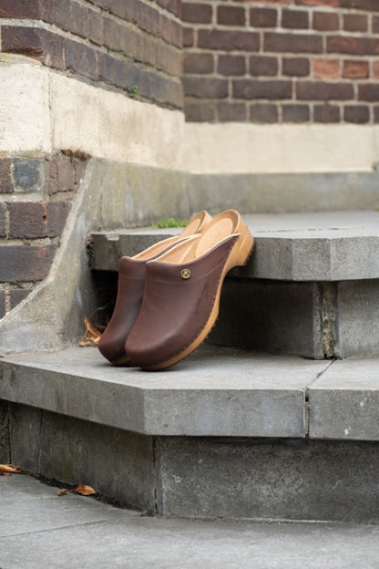 Florensa Clogs Wood Chrissy - Antique Brown