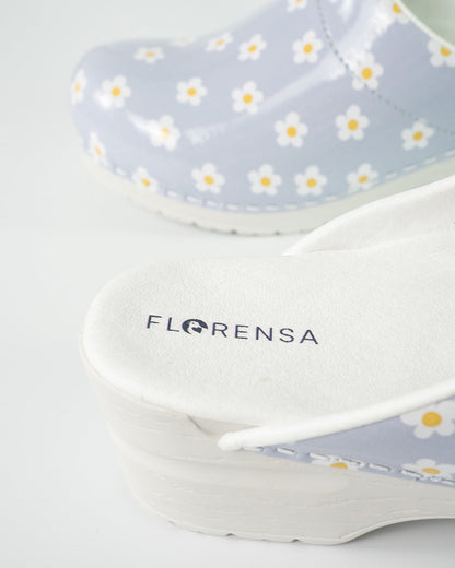 Florensa Clogs Flex - Daisy Light Blue