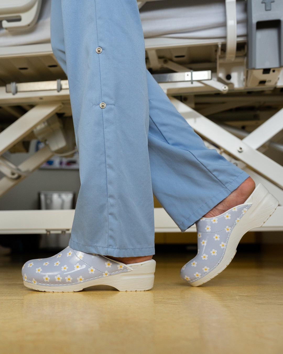 Florensa Clogs Flex - Daisy Light Blue