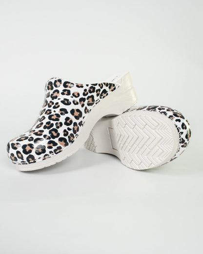 Florensa Clogs Flex - Leopard White