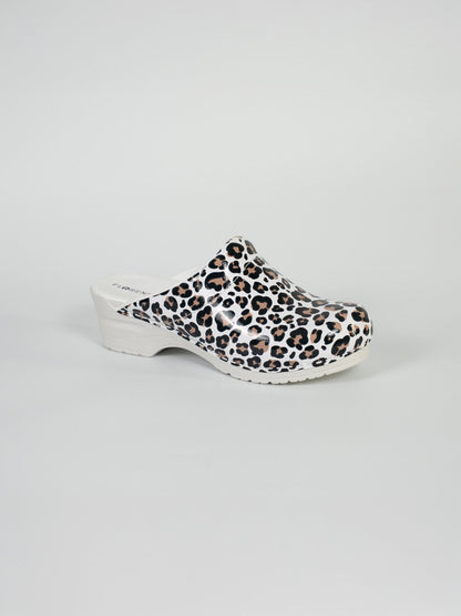 Florensa Clogs Flex - Leopard White