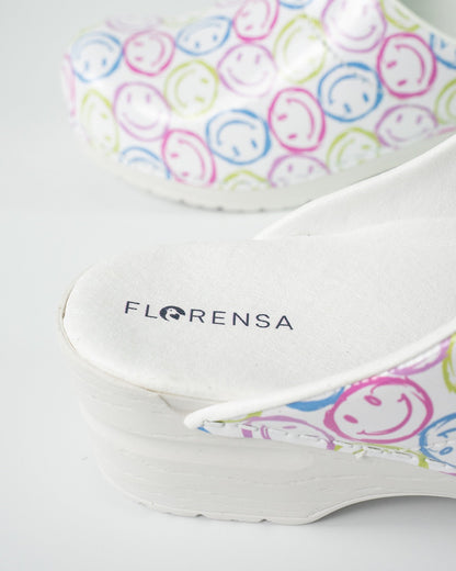 Florensa Clogs Flex - Smiley White