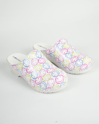 Florensa Clogs Flex - Smiley White