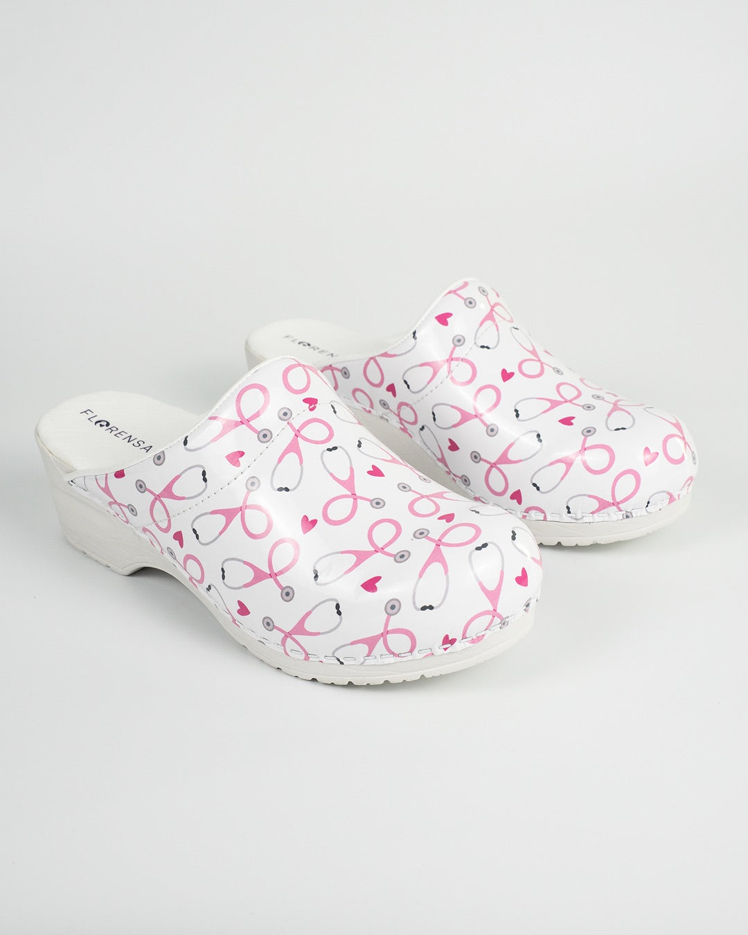 Florensa Clogs Flex - Stethoscope White
