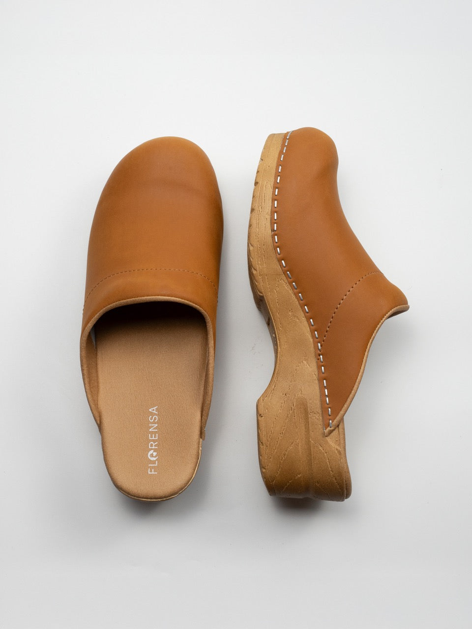 Florensa Clogs Flex - Natural Cognac