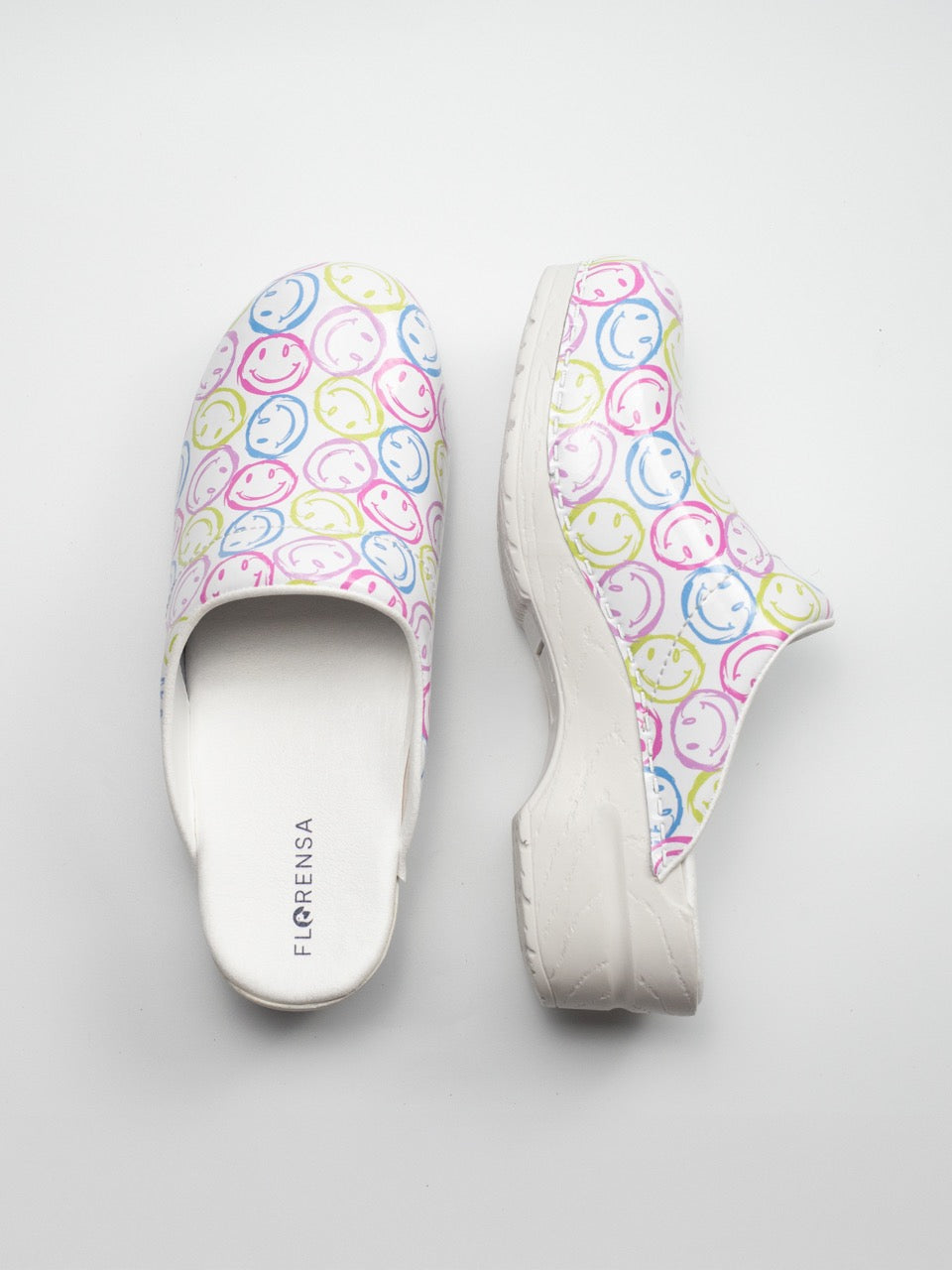Florensa Clogs Flex - Smiley White