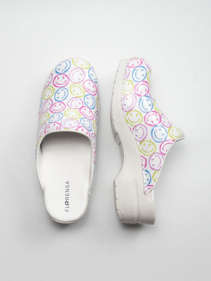 Florensa Clogs Flex - Smiley White